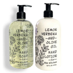 Savon mains Greenwich Bay Kitchen Collection, verveine citronnée, nettoyage doux et hydratation.