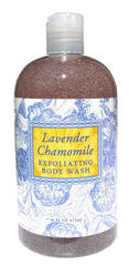 Greenwich Bay Lavande Camomille Exfoliant Douche-Corps : exfolie en douceur pour une peau soyeuse