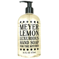 Savon mains Greenwich Bay Meyer Citron, parfum frais et nettoyage en profondeur.