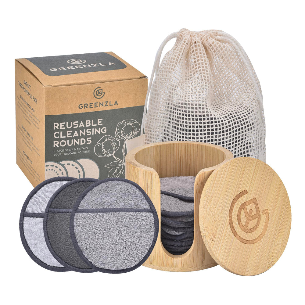 Greenzla disques démaquillants microfibre pour un nettoyage en douceur et zéro déchet.