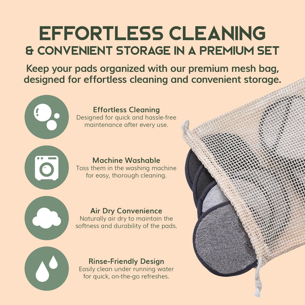 Greenzla sac de lavage en maille pour laver facilement les tampons.