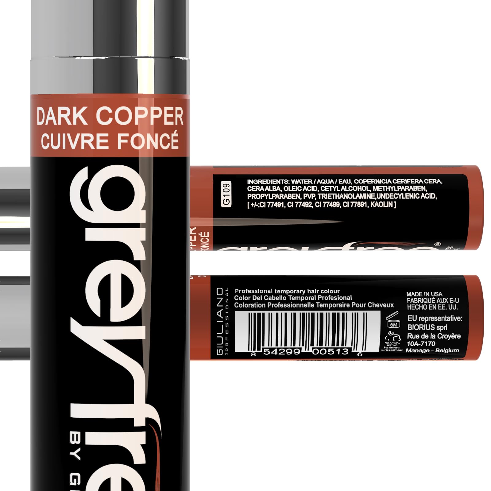 Greyfree coloration moustache et barbe, solution rapide et discrète.