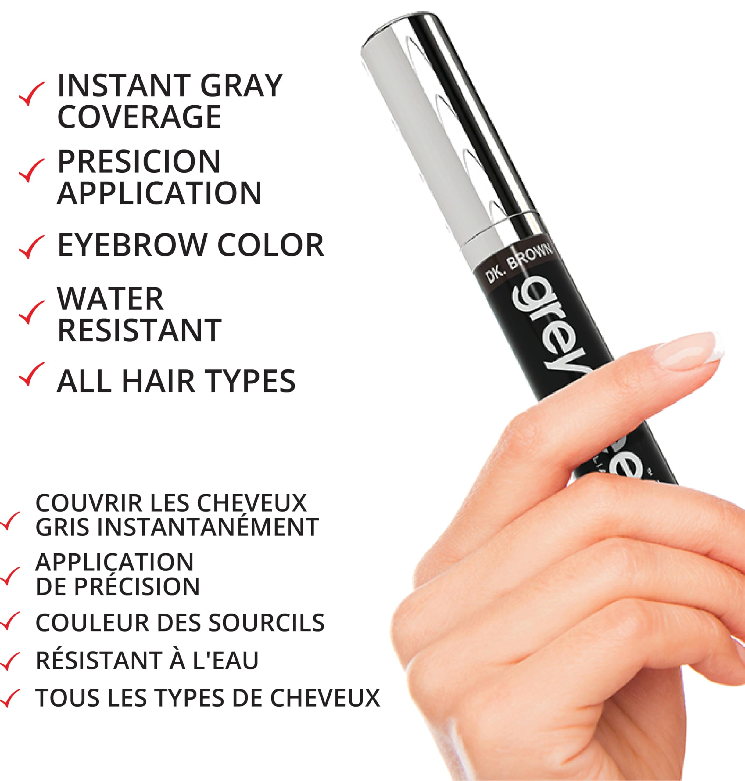 Greyfree définition ligne cheveux, transition discrète et harmonieuse