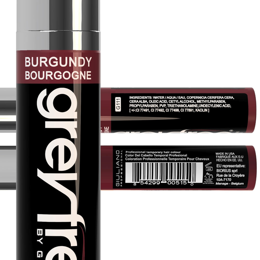 Greyfree teinte temporaire pour cheveux gris, résultat naturel