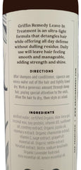 Griffin Remedy Cheveux Demelage Quotidien, facilite le detanglage sans aggression