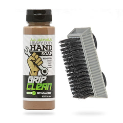Grip Clean bouteille nettoyant mains industriel au parfum lime pour un nettoyage efficace.