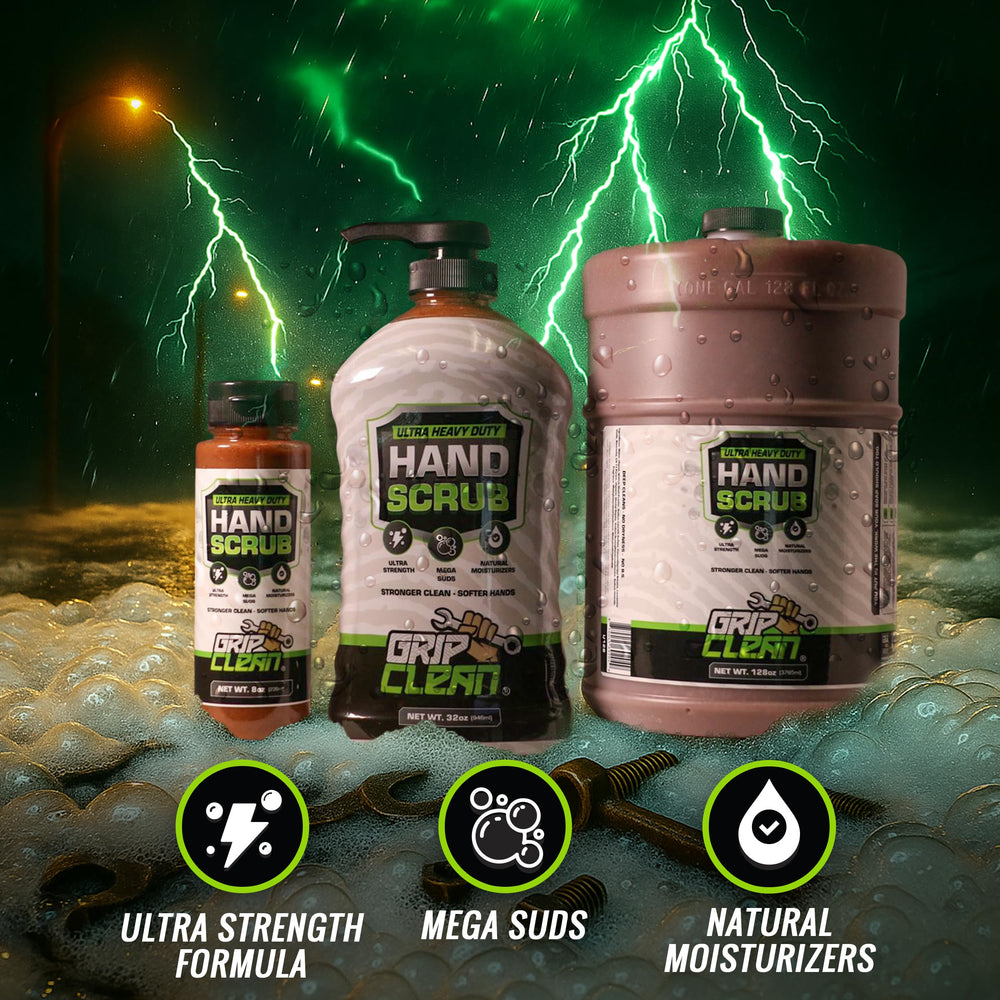 Grip Clean flacon pompe 32oz en atelier