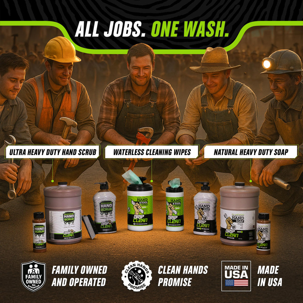 Grip Clean flacon pratique 8 oz prêt à l'emploi.