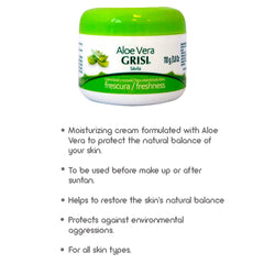 Grisi Aloe Vera feuilles, extrait naturel pour hydratation douce.