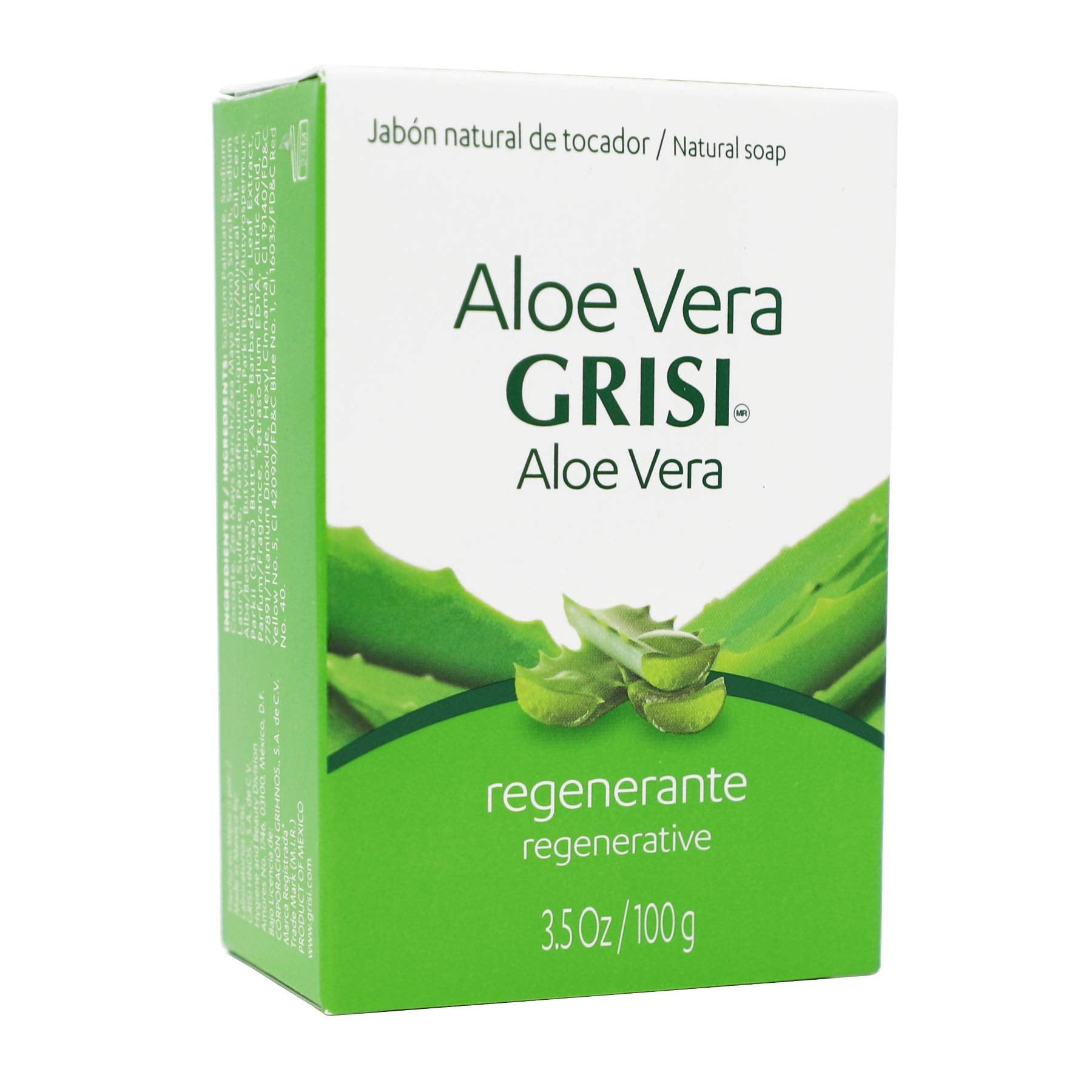 Grisi Savon Aloe Vera – texture crème pour nettoyer en douceur.