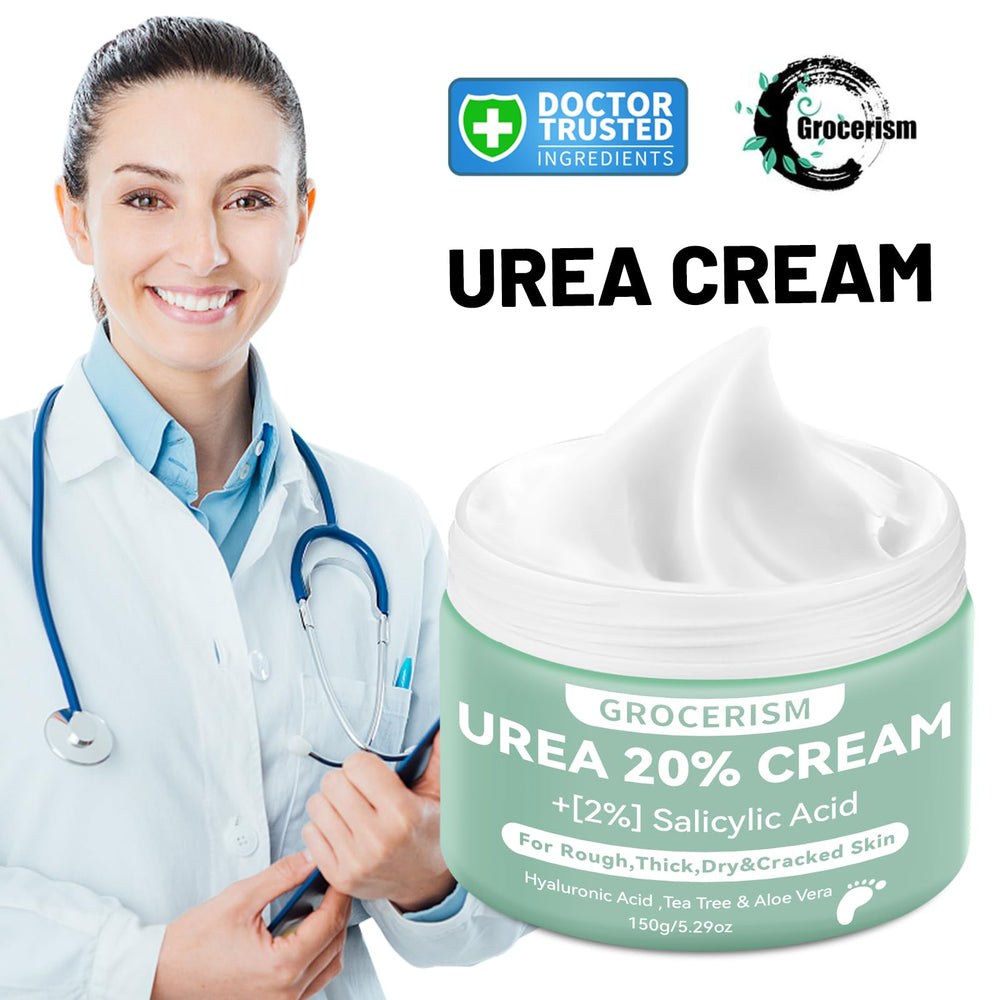 Grocerism crème urée 20% pour callosités, adoucissement ciblé.