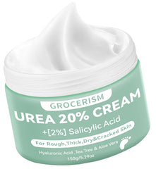 Grocerism Crème urée 20% pour pieds – adoucit callosités et hydrate.