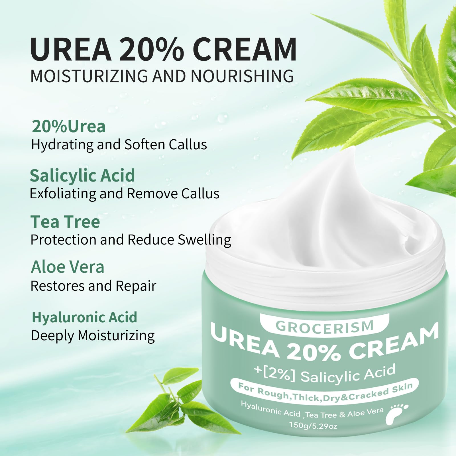 Grocerism Crème hyaluronique – hydratation en profondeur.
