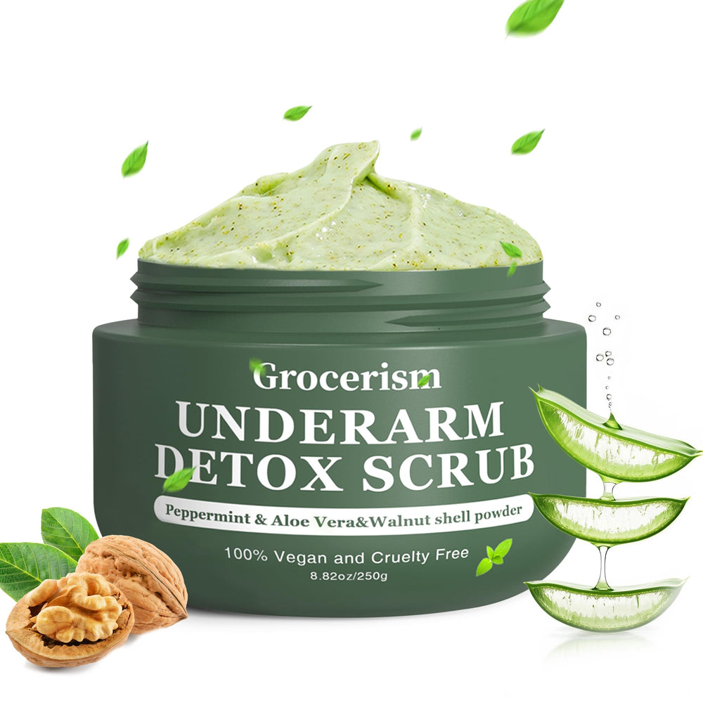 Grocerism Détox Aisselles en pot, nettoie et rafraîchit la peau.