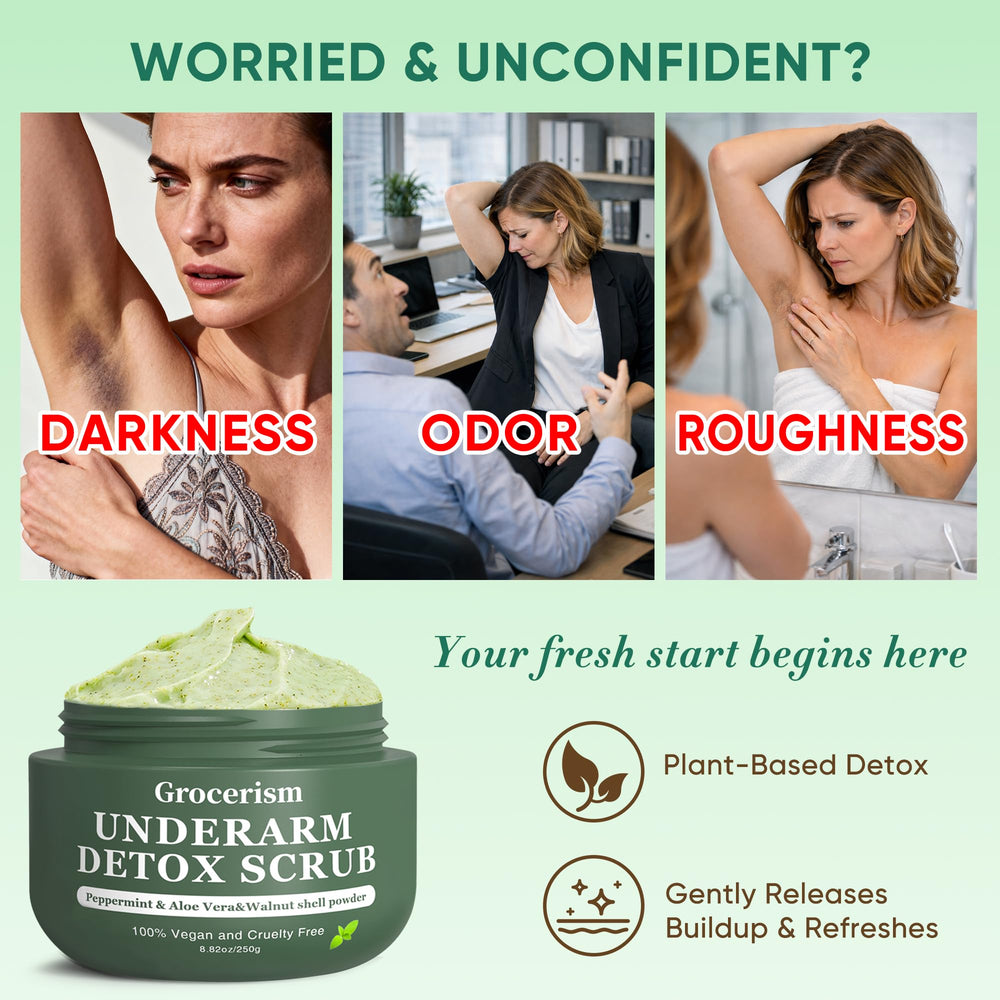 Grocerism Noix en poudre texture gommante pour exfolier en douceur.