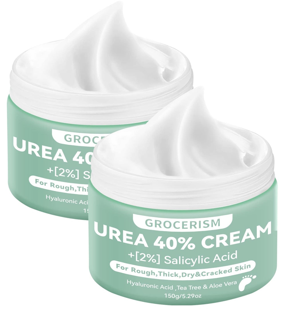 Grocerism Pack 2 Crème Urée 40% Pieds: hydratation intensive et douceur des callosités.