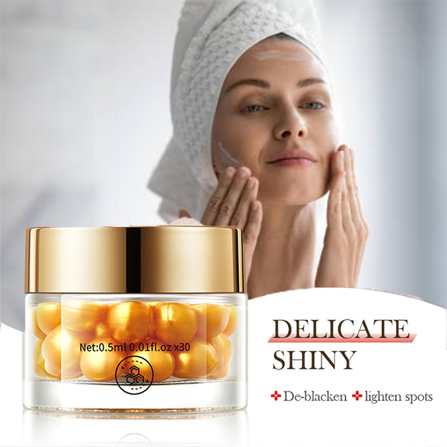 Capsules de nuit Grospe: revitalise la peau et apporte douceur.