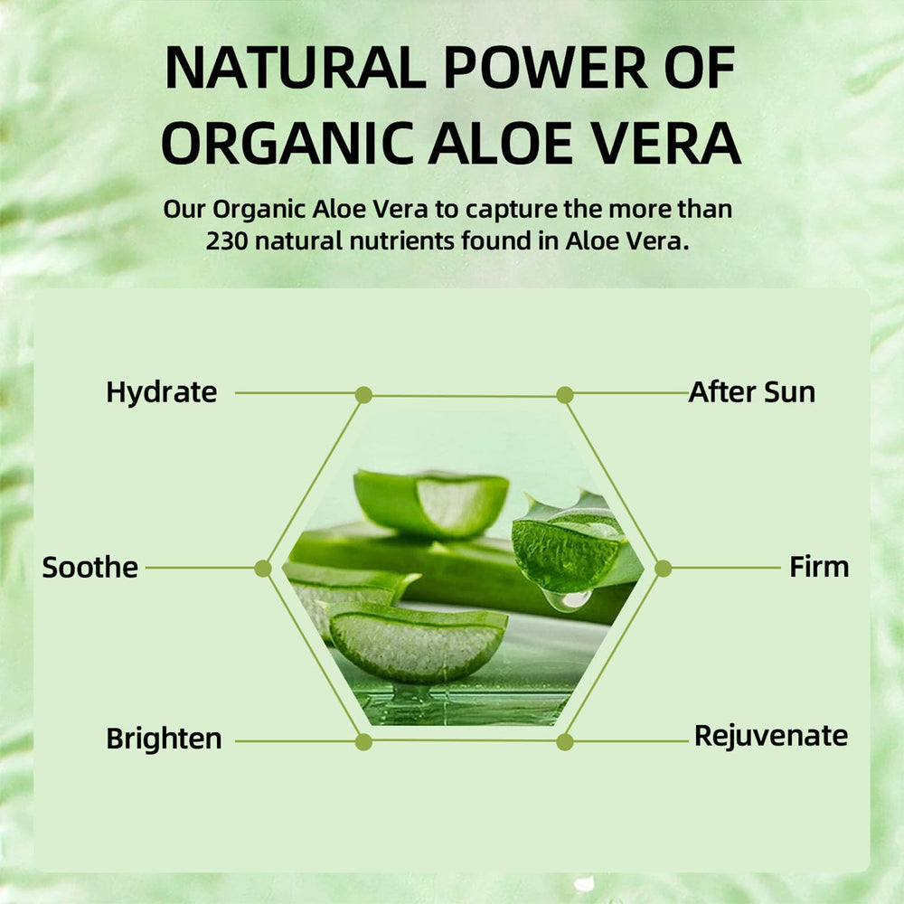 Hydratation profonde Grospe aloé véra, peau plus souple.