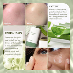 Grospe Gel Aloe Vera visuel corps : soin nourrissant et douceur durable.
