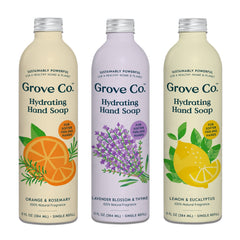 Grove Co. Recharge citron-eucalyptus pour peau douce après lavage