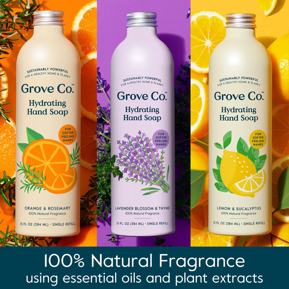 Grove Co. Recharge lavande-thym avec parfum apaisant
