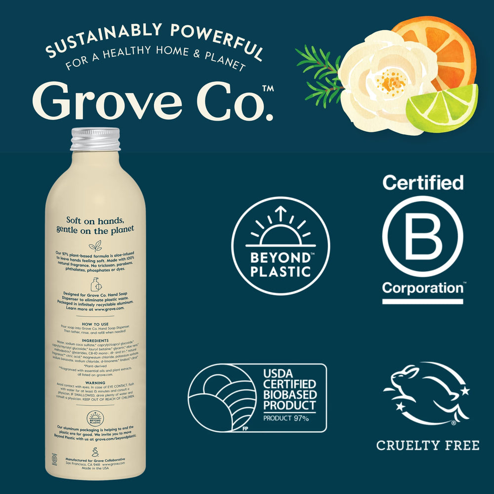 Grove Co. Sans plastique, choix éco-responsable au quotidien