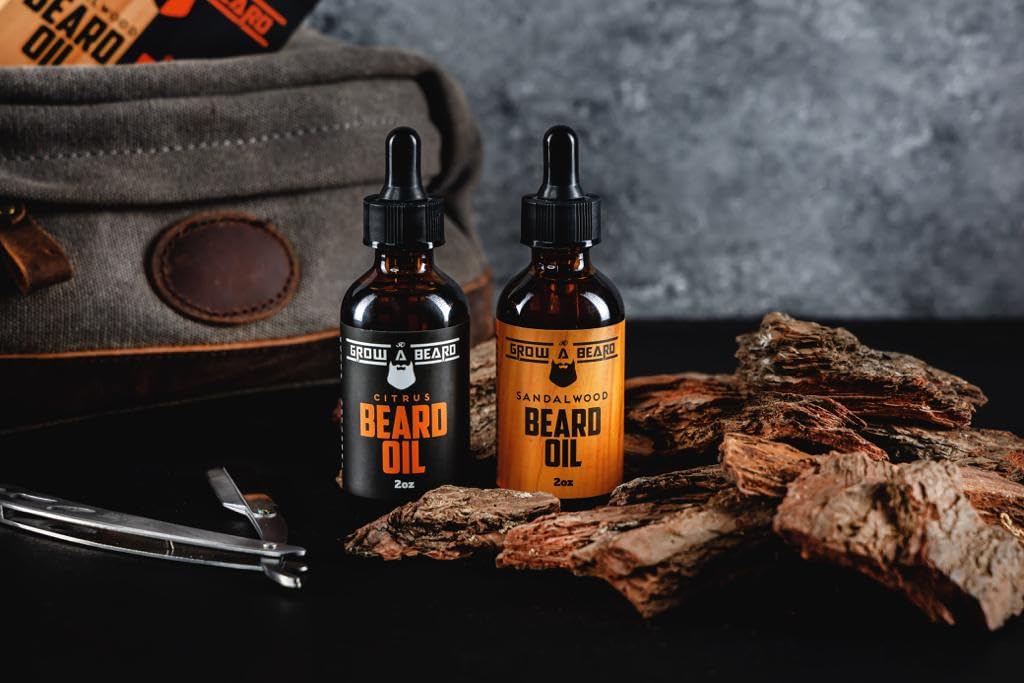 GROW ALPHA BEARD appliquer et masser barbe, résultat soyeux et hydraté
