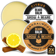 Baume GROW ALPHA BEARD pour barbe au santal, douceur longue durée