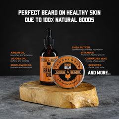 GROW ALPHA BARBE baume-barbe santal-citron : tenue légère et douceur.