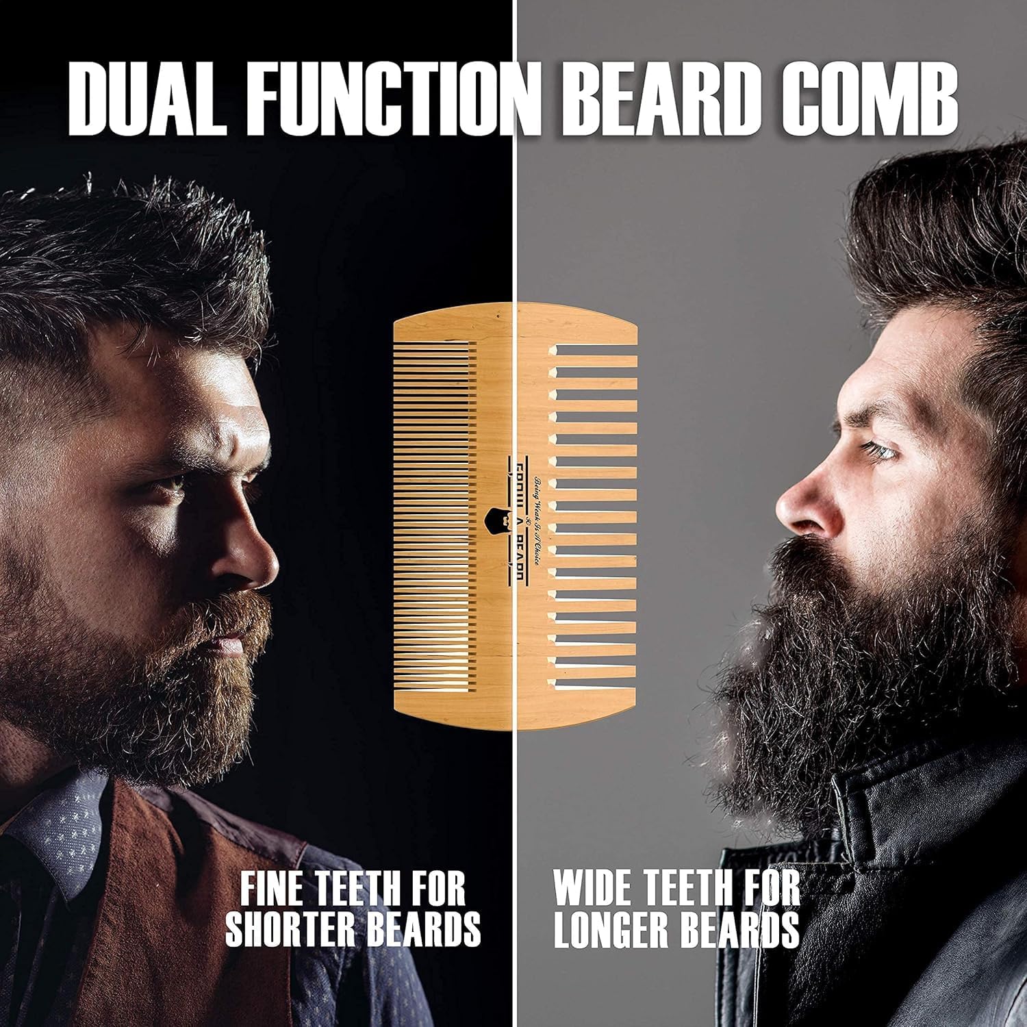 GROW ALPHA BEARD: ciseaux moustache en acier inoxydable pour des fins précises.