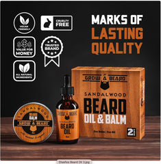 GROW ALPHA BARBE coffret huile et baume – soin quotidien, pratique.