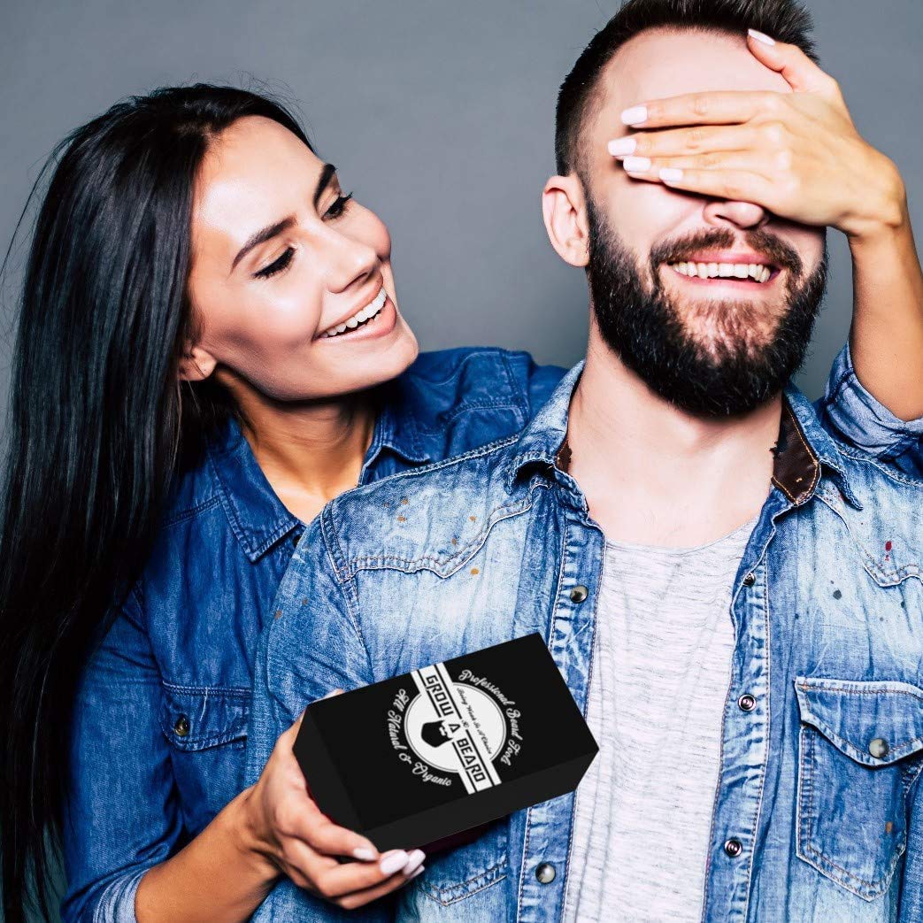 Emballage cadeau GROW ALPHA BEARD barbe prêt à offrir et attractif.