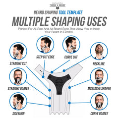 GROW ALPHA BEARD ligne-barbe-menton assure un alignement précis.