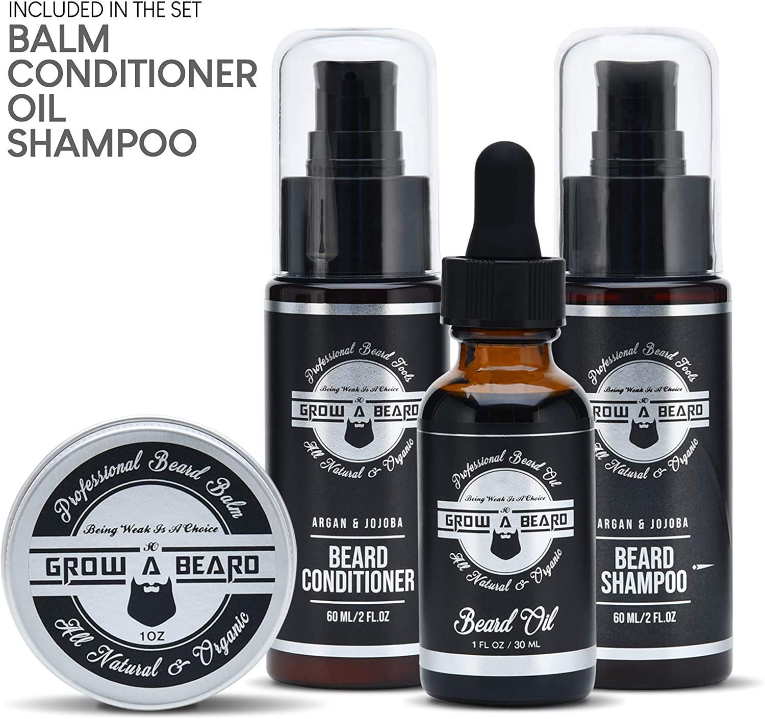 Shampoing barbe Grow Alpha Beard nettoyage doux et fraîcheur.