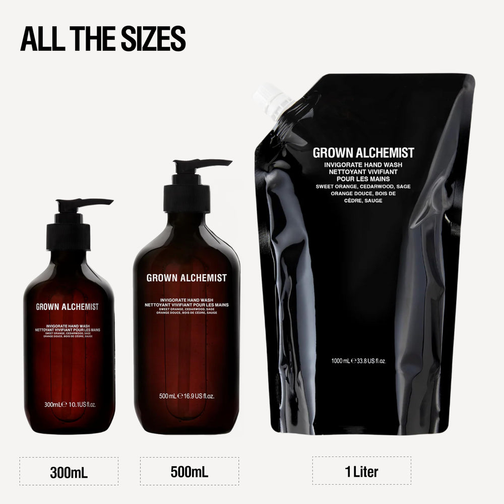 Grown Alchemist bouteille réutilisable, réduction des déchets domestiques.
