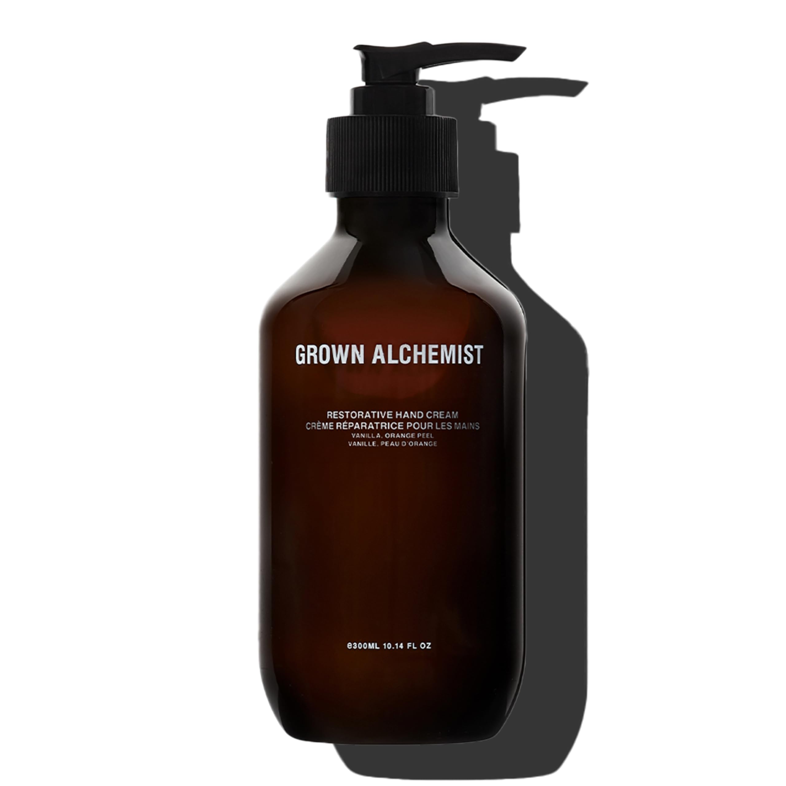 Grown Alchemist Crème Mains Restorative vanille et orange, hydratation délicate.