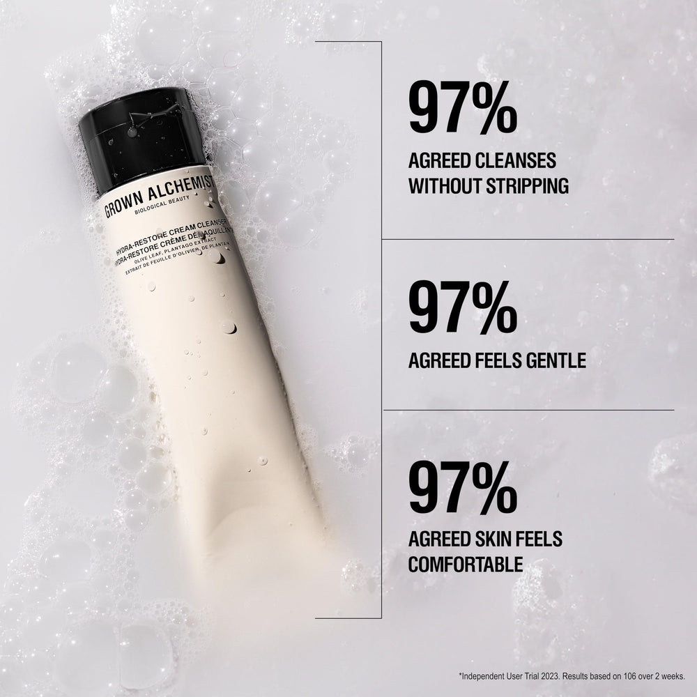 Avant-Après Peau – Hydra-Restore révèle une peau nette et apaisée.