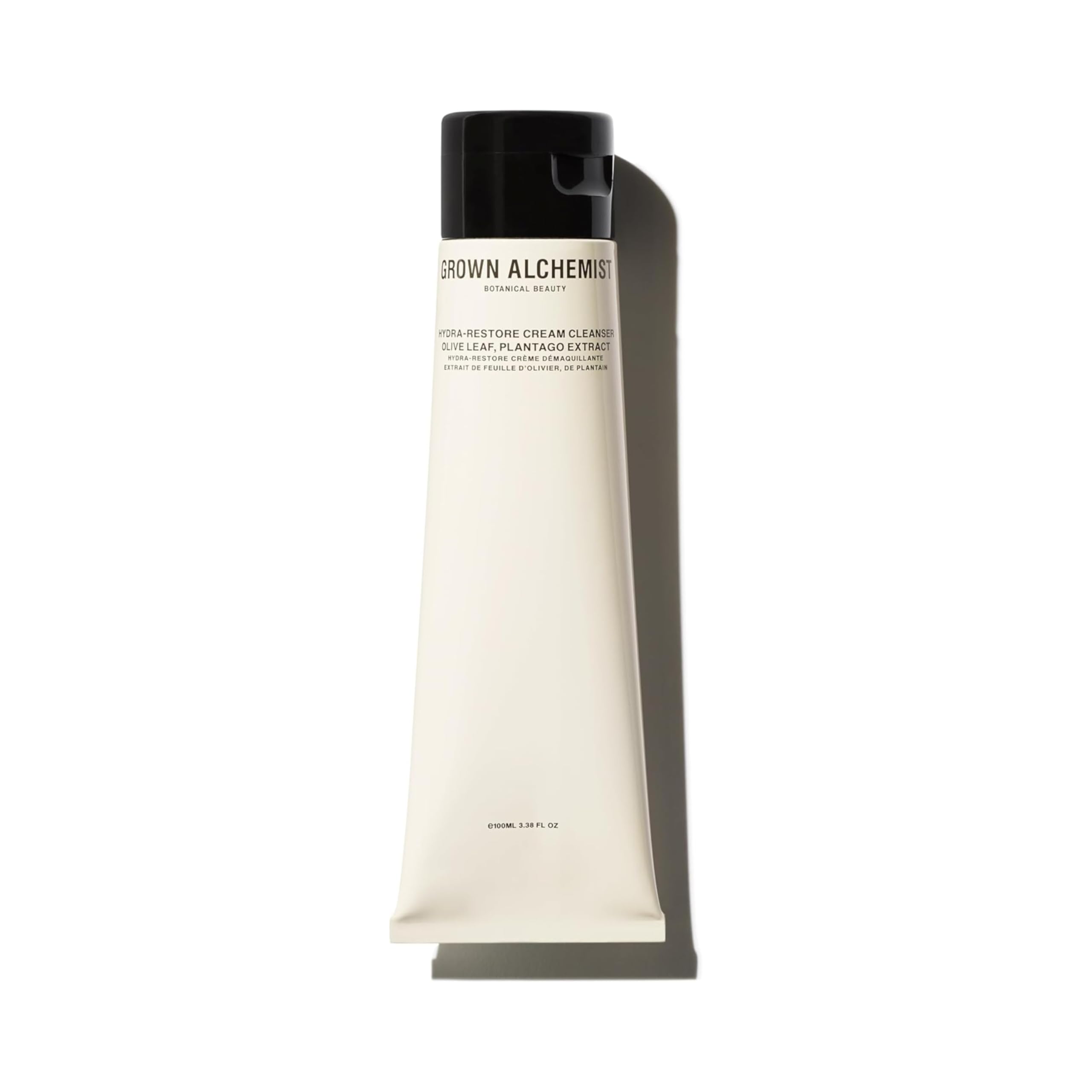 Grown Alchemist Hydra-Restore Crème Nettoyante Visage – flacon, nettoie en douceur et démaquille.