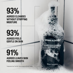 Nettoyant Corps Energisant Grown Alchemist camomille bergamote bois-rose, peau douce et hydratée