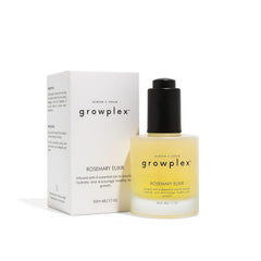 Growplex Élixir au romarin: bouteille prête à l’emploi pour le soin capillaire quotidien.