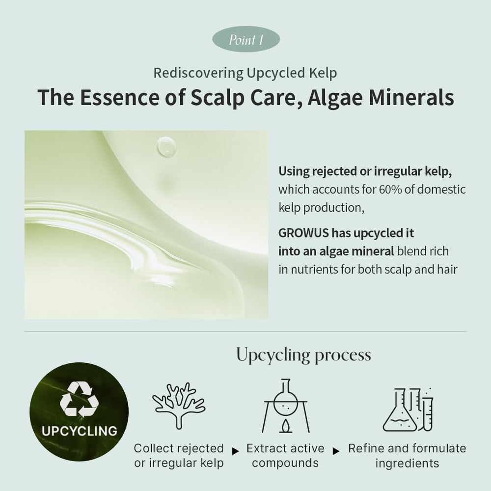 GROWUS Algae Therapy: texture légère qui lisse sans résidu