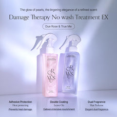 GROWUS Damage Therapy: application en spray facilitant le démêlage et l'hydratation.
