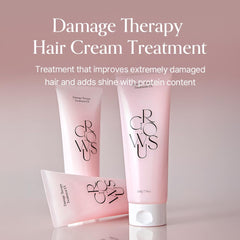 GROWUS Damage Therapy: étiquette affichant l'arôme rose musquée bulgare