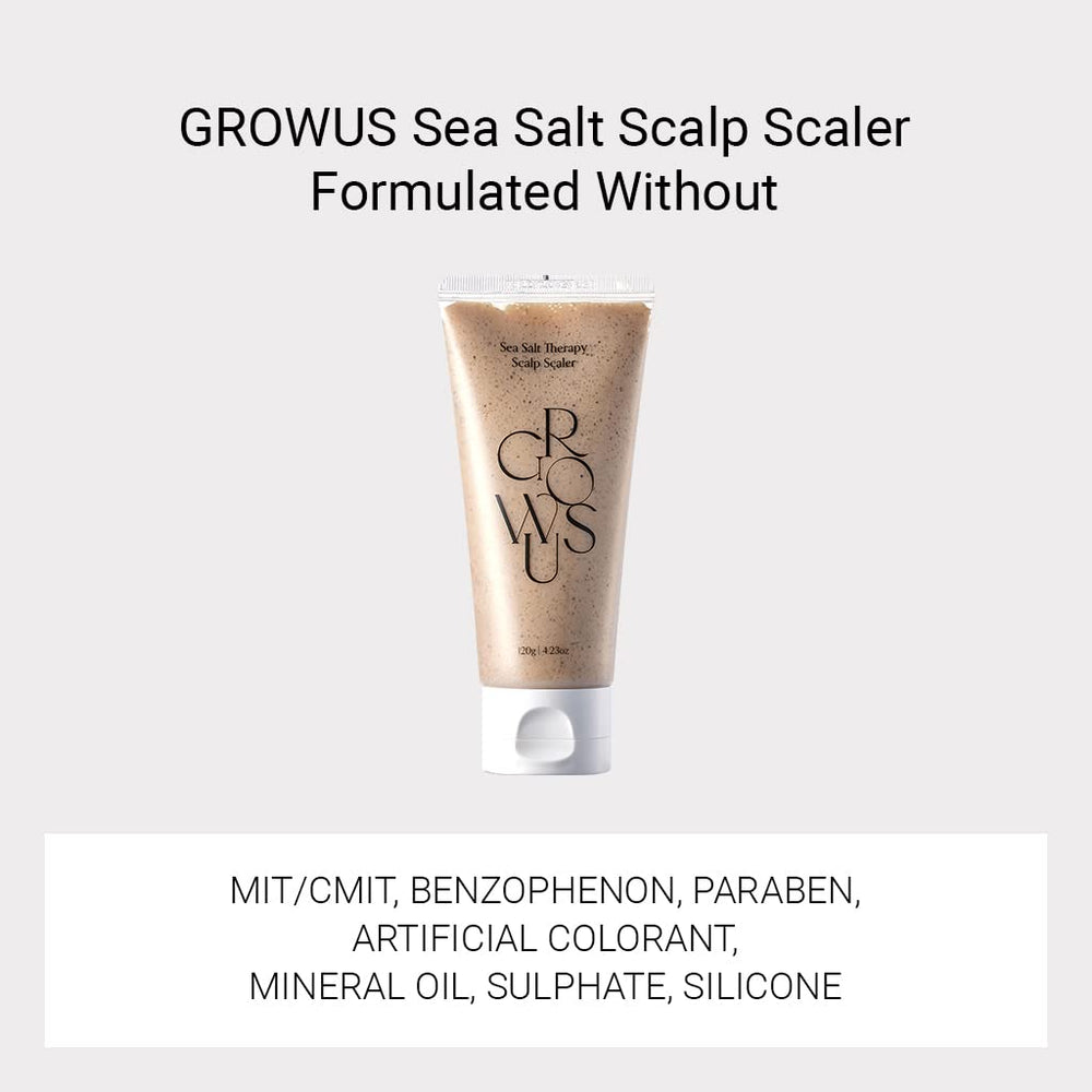 GROWUS massage cuir chevelu apaise et rafraîchit.