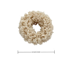 Grutyopkn scrunchies peluche multicolores adaptées aux cheveux épais sans tension.