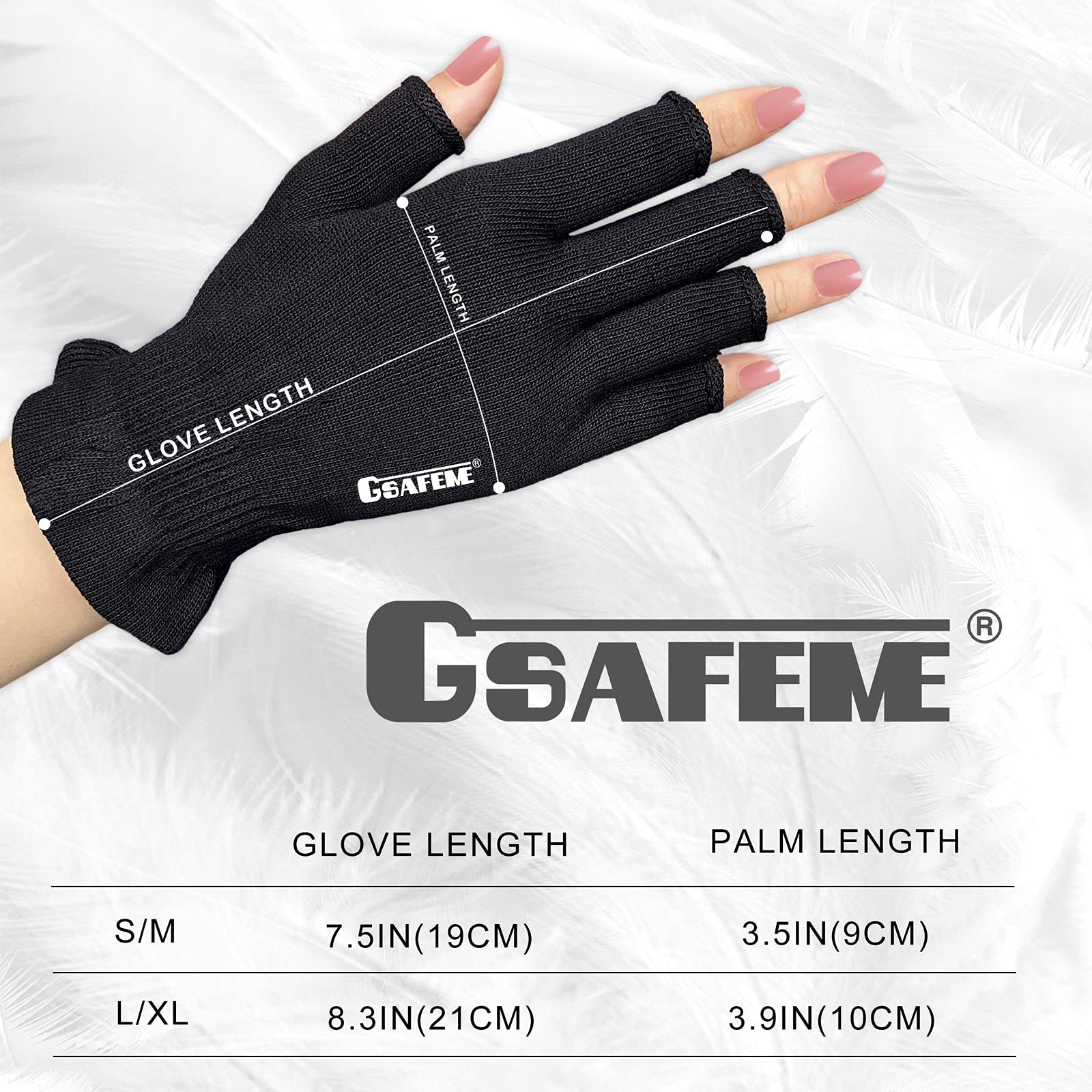 GSAFEME gants coton faciles à laver et réutilisables.