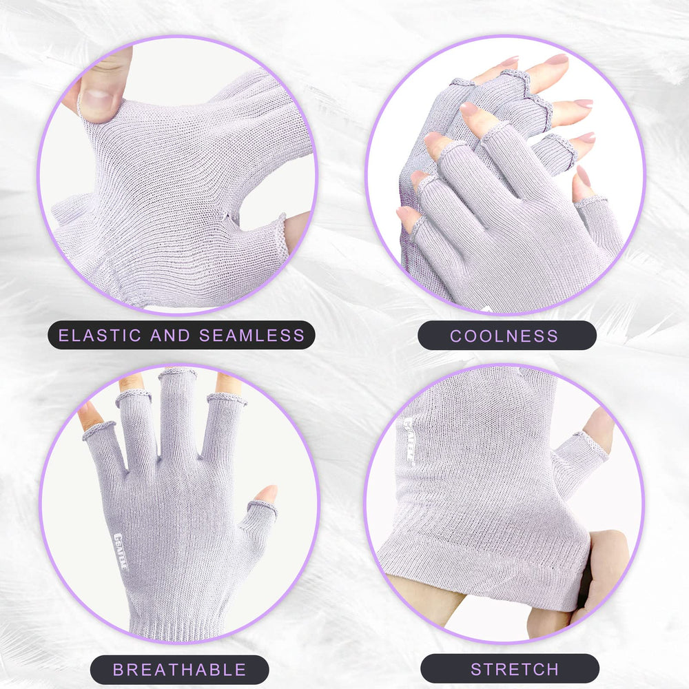 GSAFEME gants coton main seche creme appliquee, absorption efficace de la creme.