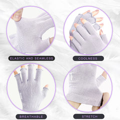 GSAFEME gants coton main seche creme appliquee, absorption efficace de la creme.