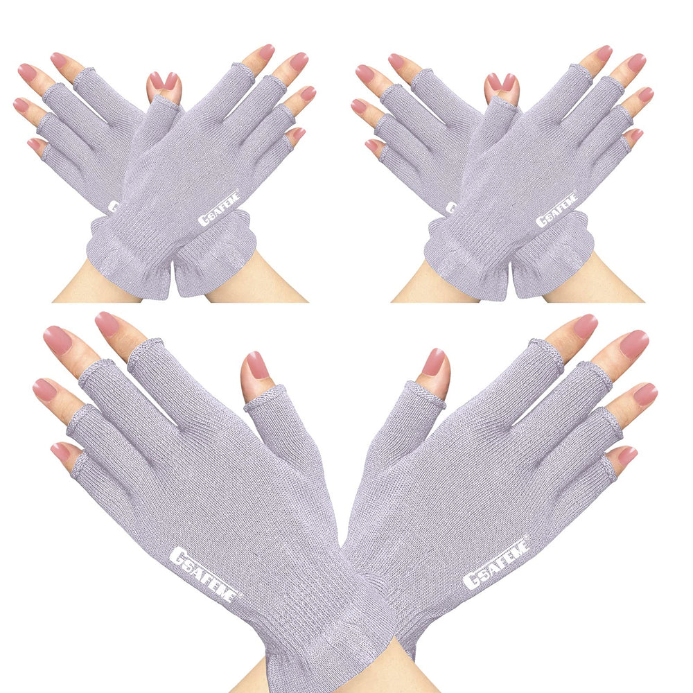 GSAFEME gants coton main seche pouce ouvert, confort nocturne et hydratation.