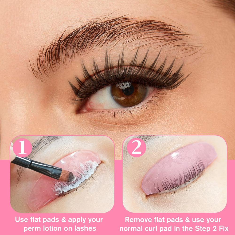 Gsbnjuy protecteurs plat rose protégeant les cils.